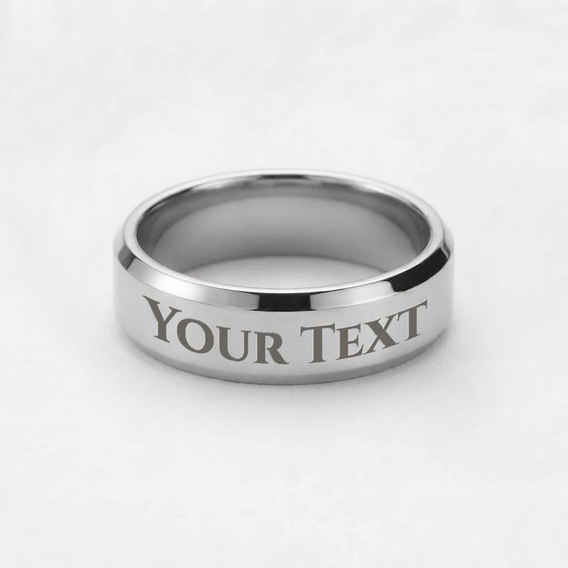 Bague Homme Gravée