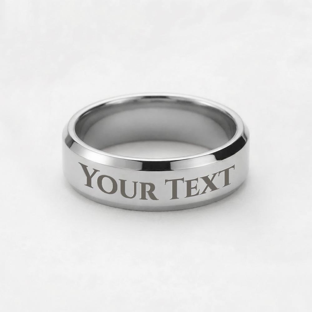 Bague Homme Gravée