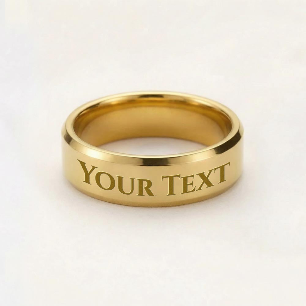 Bague Homme Gravée