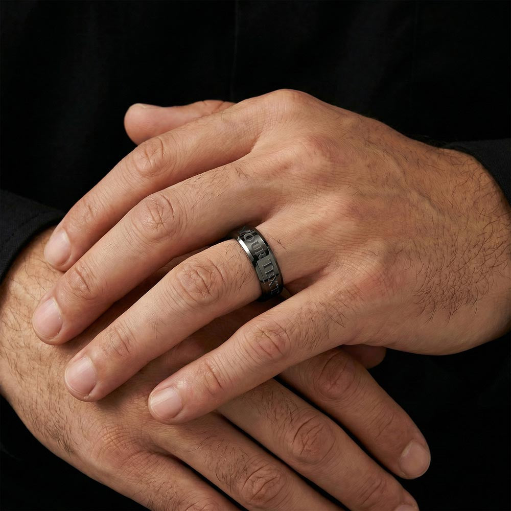 Bague Homme Gravée
